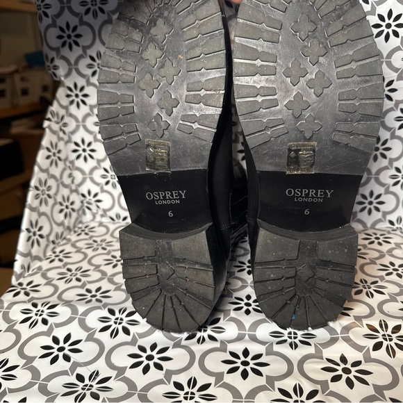 Osprey London women’s designer leather riding,biker,combat boots eu sz:39 us:8.5 - Picture 13 of 13